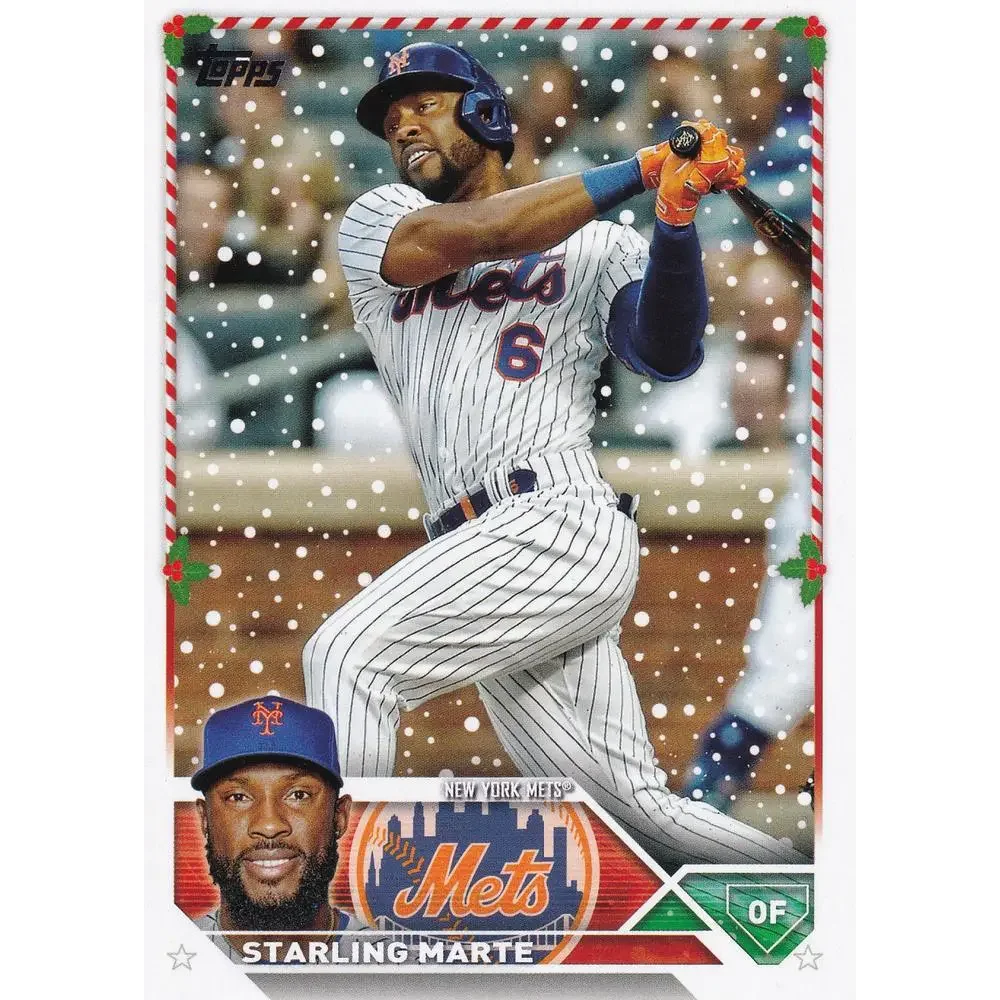 2023 Topps Holiday Starling Marte H53 New York Mets